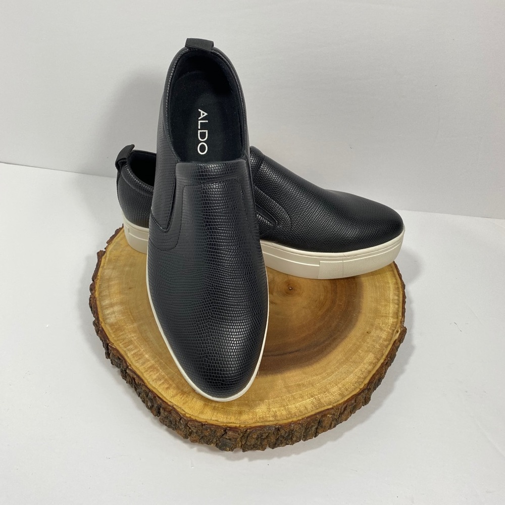 ALDO Black Platform Slip On Shoe